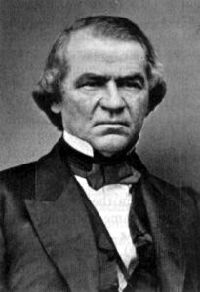 Der Lincoln-Nachfolger <b>Andrew Johnson</b> wurde 1808 geboren, - AndrewJohnson