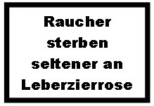 Raucher sterben seltener an Leberzierrose